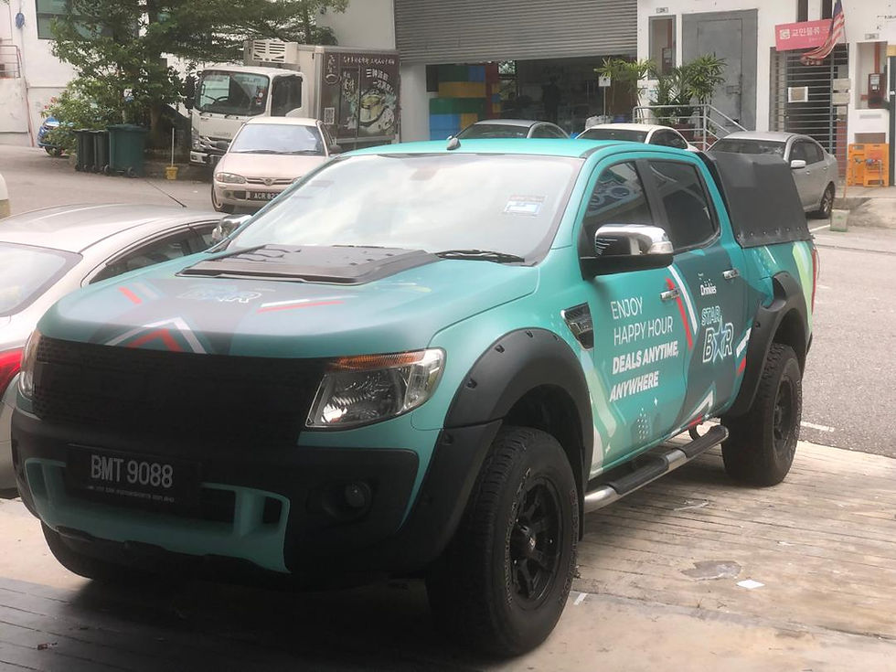 Sticker pintu lori custom design printing in Kuala Lumpur