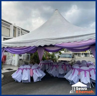 Canopy | tent | khemah | marquee tent | kanopi | khemah 10x10 | khemah kahwin | scallop khemah | can