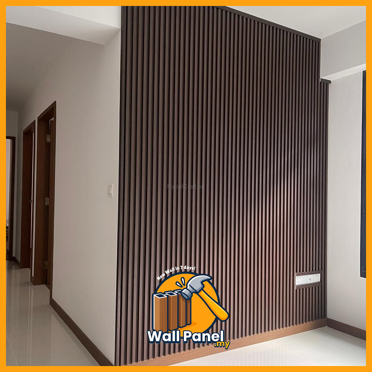 Precast wall panel installed on site for faster wall construction work.