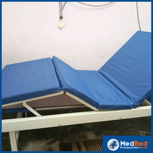 Hospital beds for bedridden patients with medical-grade mattresses