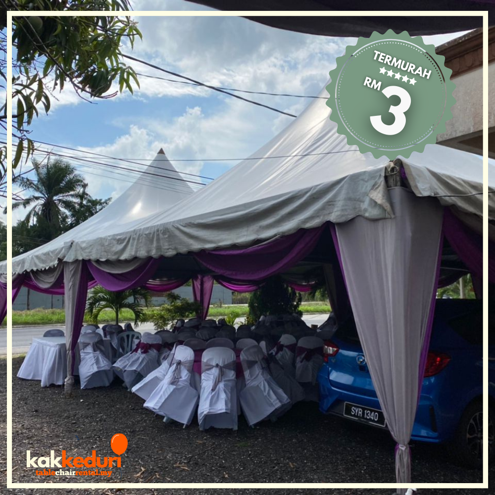 Kak Kenduri customer event 11 — table and chair setup