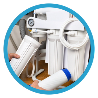 Plumbing contractor inspecting an underground water pipe leak