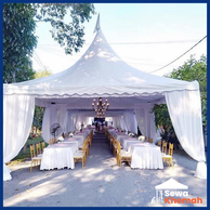 Canopy | tent | khemah | marquee tent | kanopi | khemah 10x10 | khemah kahwin | scallop khemah | can