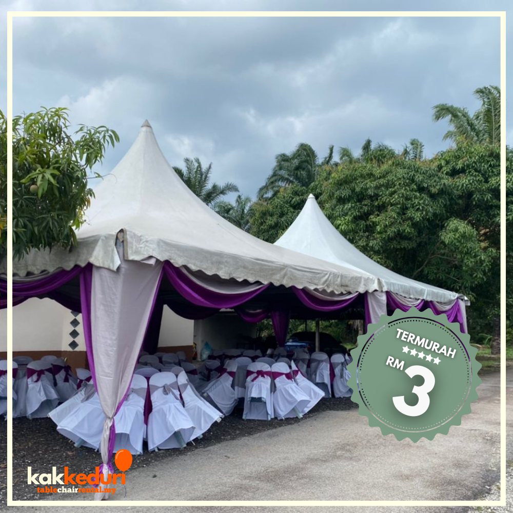 Kak Kenduri customer event 9 — table and chair setup