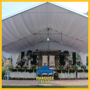 Marquee tent rental price starting from RM1,800 for small events

