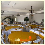 Kerusi meja catering untuk majlis perkahwinan
