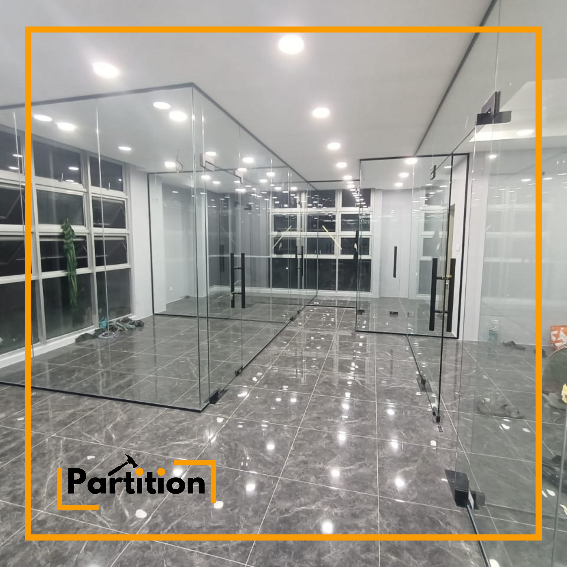 Partition kaca lutsinar memberi ilusi ruang lebih luas di KL