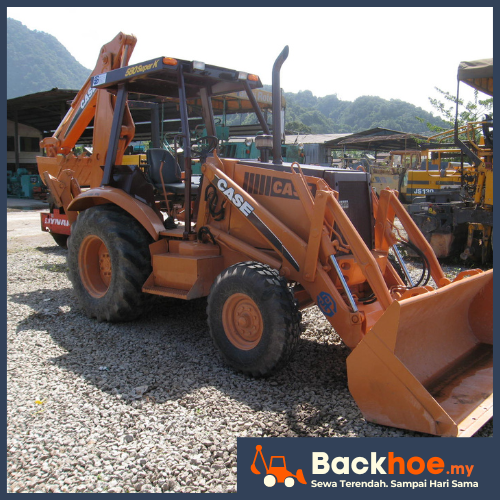 Servis sewa excavator digunakan untuk kerja korek tanah projek pembinaan.