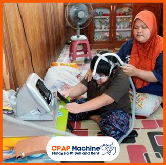 Unit sewaan mesin CPAP disediakan untuk penghantaran kepada pelanggan di Malaysia.