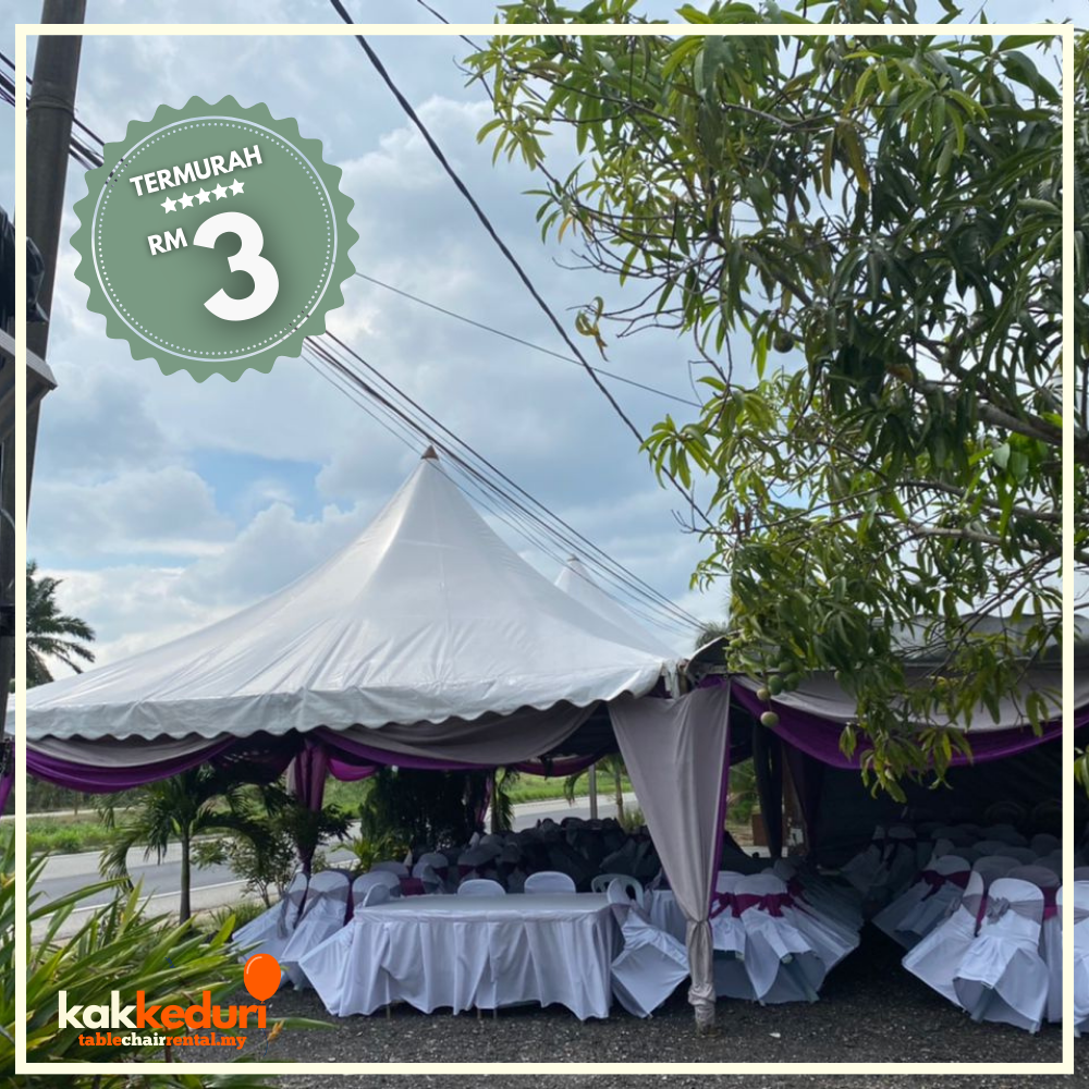 Kak Kenduri customer event 7 — table and chair setup
