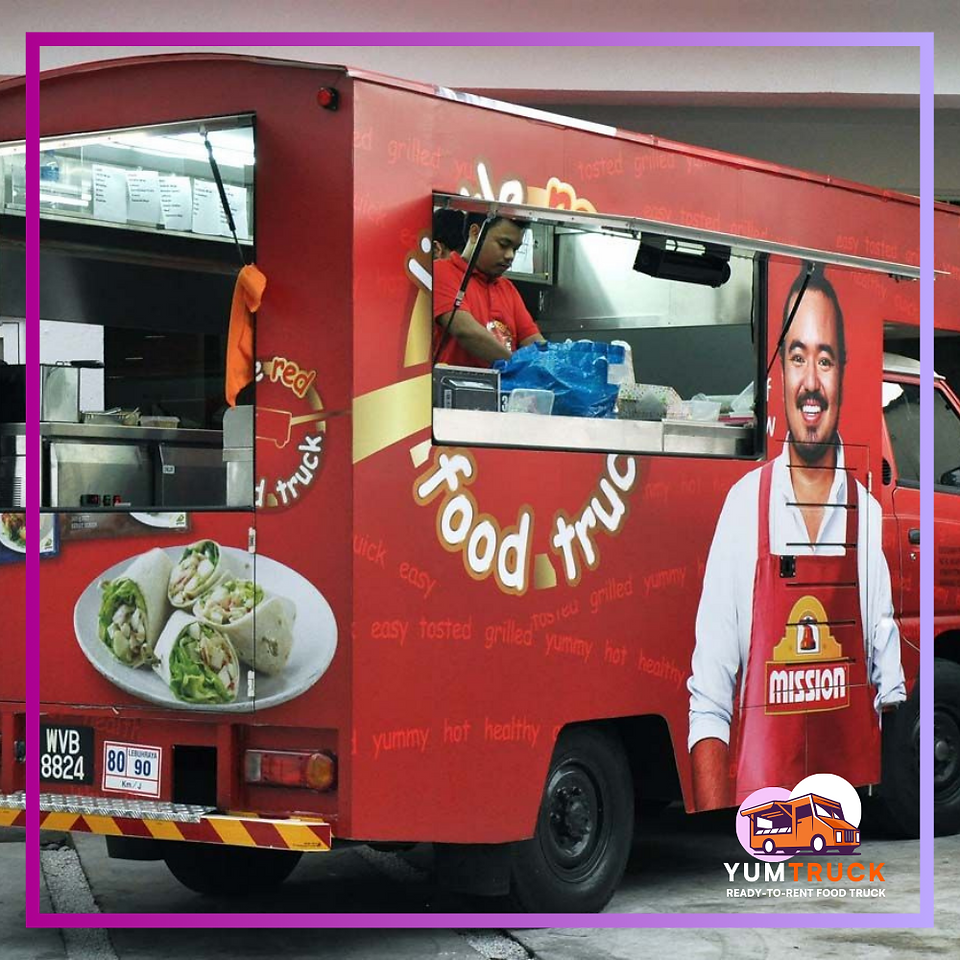 Food truck terpakai refurbished for rental in Lembah Klang
