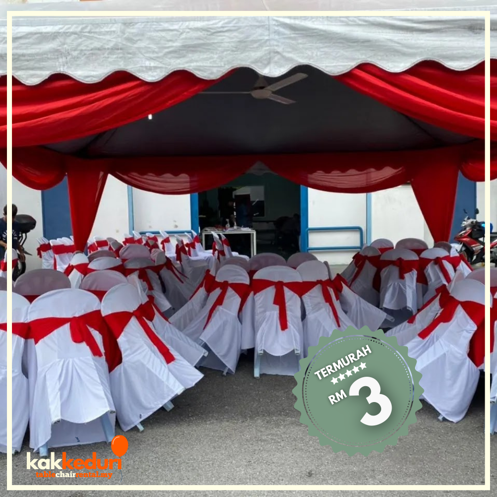 Kak Kenduri customer event 16 — table and chair setup