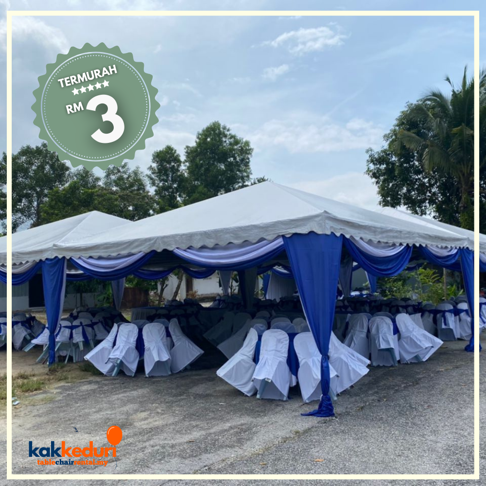 Kak Kenduri customer event 4 — table and chair setup