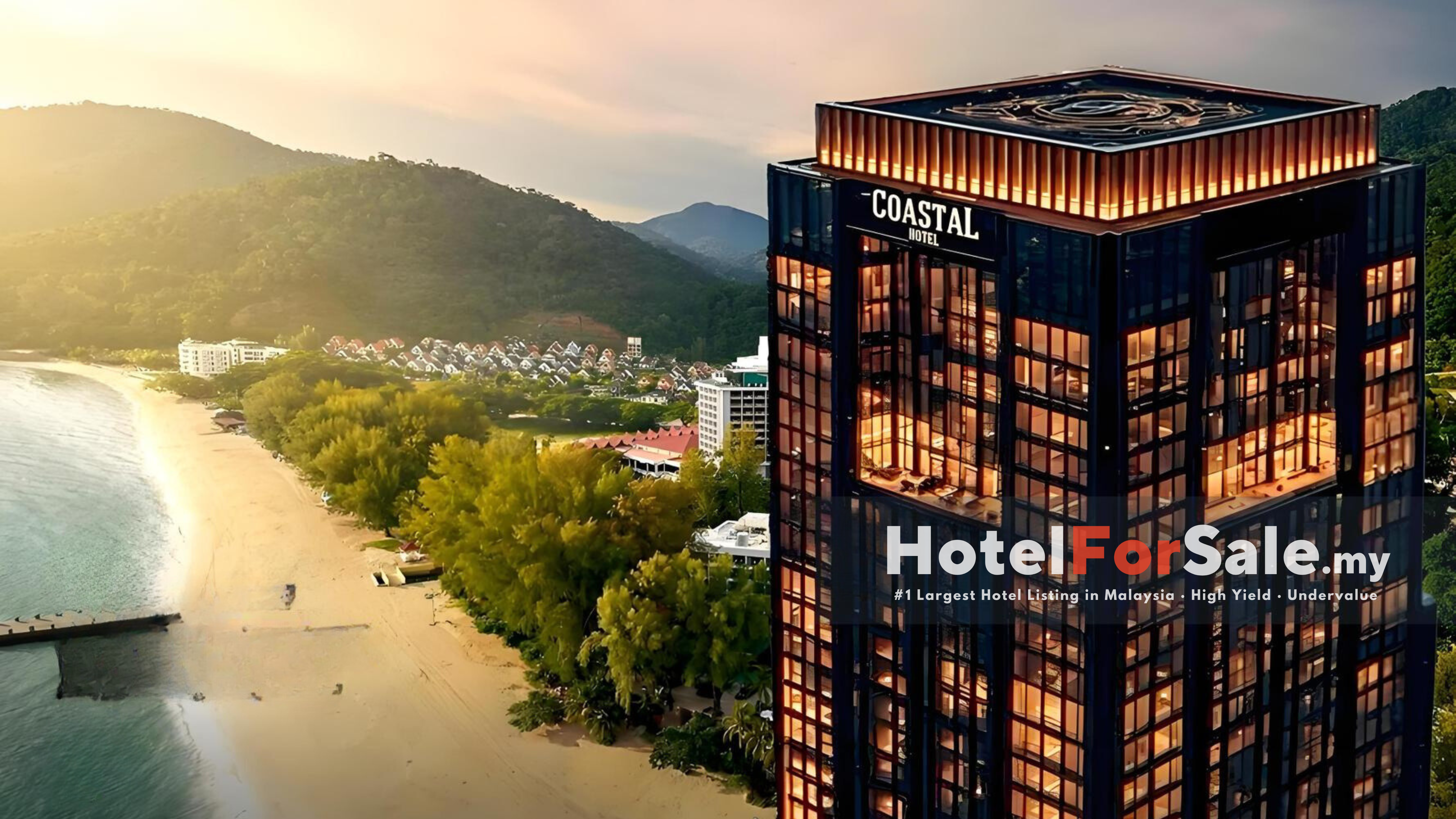 4 Star SUPER RARE - STANDALONE Beach Front Resort with Development Land, Georgetown, Batu Ferringhi, Georgetown, Penang hotel for sale