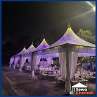 Canopy | tent | khemah | marquee tent | kanopi | khemah 10x10 | khemah kahwin | scallop khemah | can