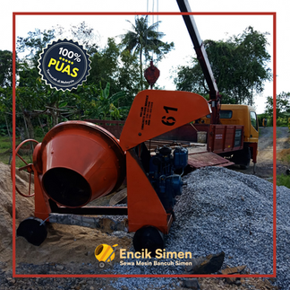 Mesin bancuh simen Pulau Pinang memproses simen untuk kerja slab