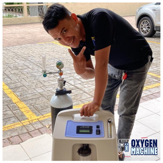 Oxygen concentrator supplies including filters and extra oxygen tubing.