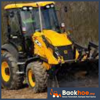 Excavator digunakan untuk kerja korek longkang di tapak pembinaan.