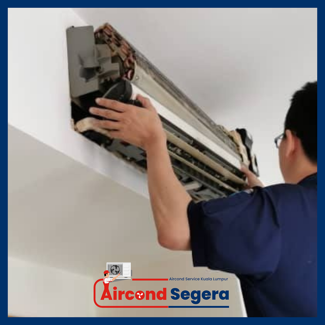 Service aircond rumah Johor Bahru deep chemical cleaning