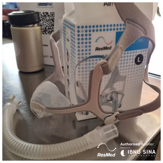 Philips CPAP machine designed for quiet sleep therapy at night.