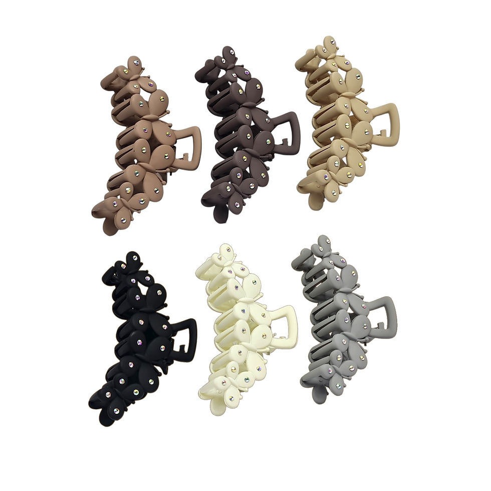 Miniatura: Broches para pelo grande 9x5cm blister por 6 Unidades 