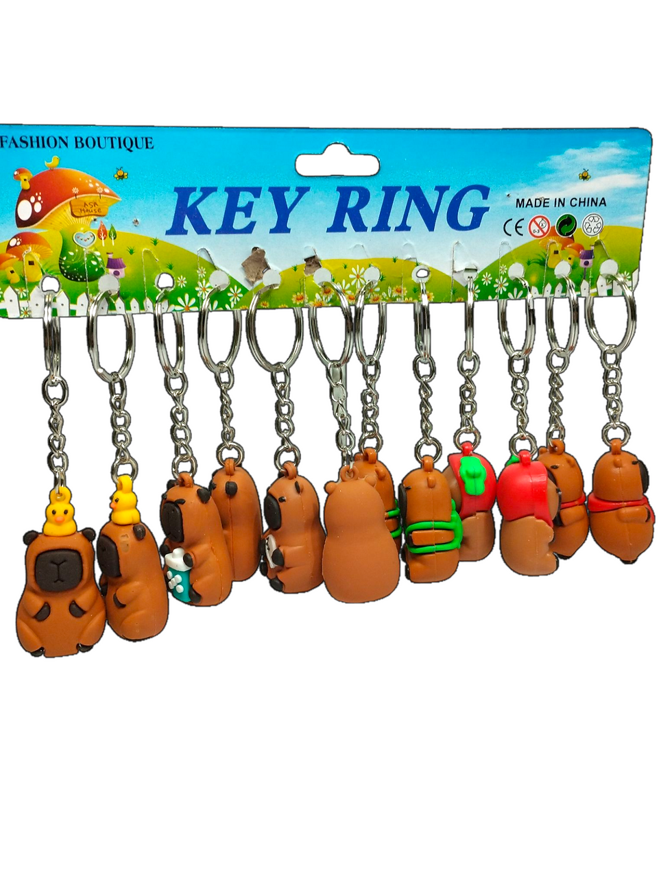 Miniatura: Capibara llaveros personajes  surtidos combo x 12 Unds