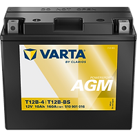 Varta Powersports AGM 12V 10 Ah 160A T12B-4/T12B-BS