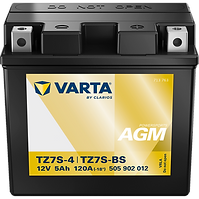 Varta Powersports AGM 12V 5 Ah 120A TZ7S-4/TZ7S-BS