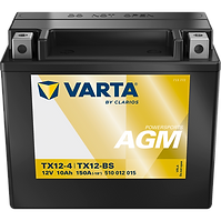 Varta Powersports AGM 12V 10 Ah 150A TX12-4/TX12-BS