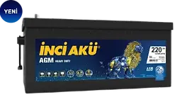 İnci AGM Leo 12V 220 Ah 1200A