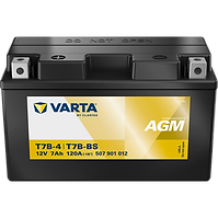 Varta Powersports AGM 12V 7 Ah 120A T7B-4/T7B-BS