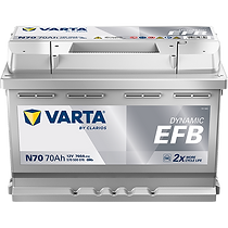 Varta Dynamic EFB 12V 70 Ah 760A N70
