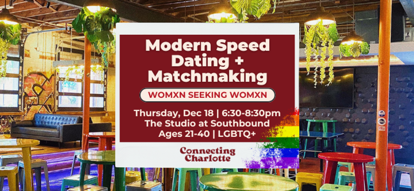 LGBTQ+ Modern Speed Dating + Matchmaking