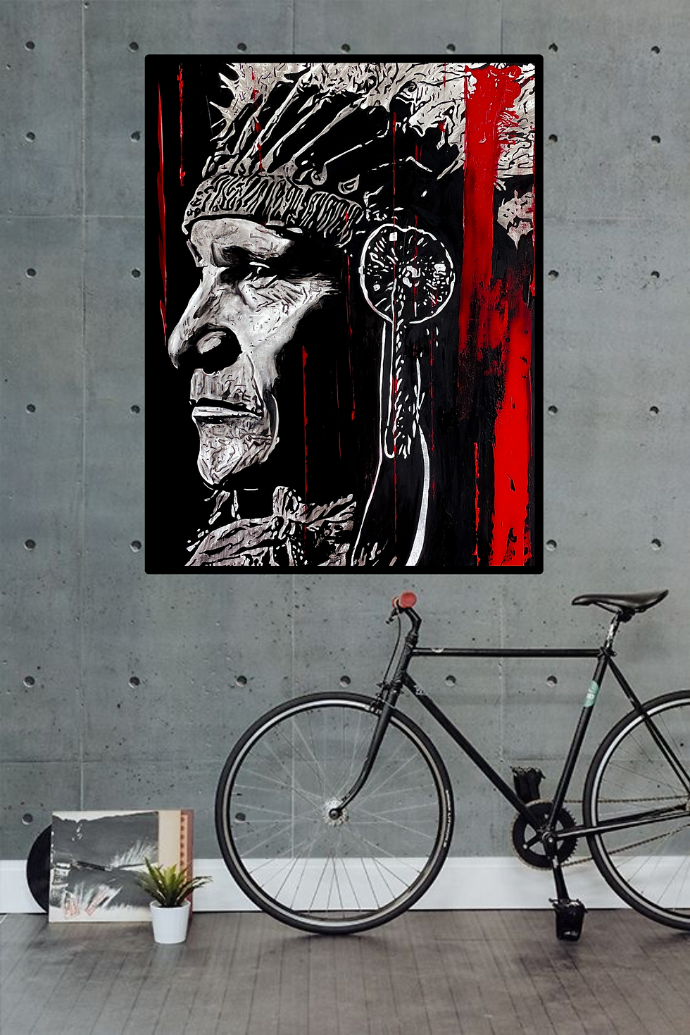 Thumbnail: The Hands that Built America(U2) . 90x120cm