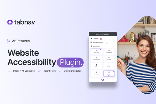 Tabnav Accessibility Widget banner
