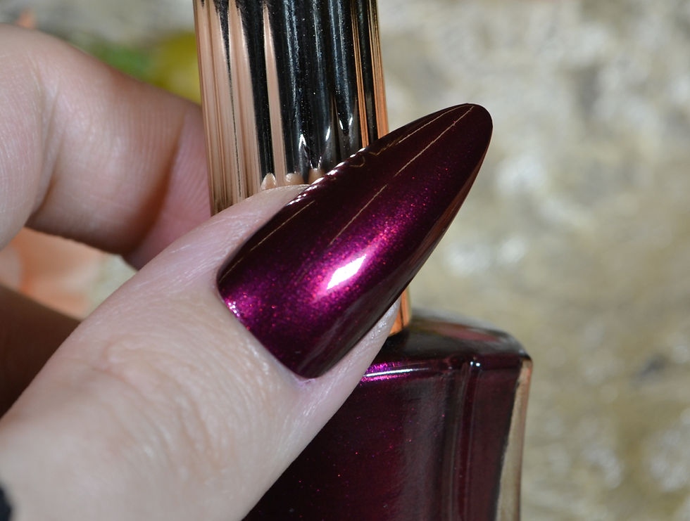Thumbnail: Morgana La Fey Nail Polish - Berry Red Metallic