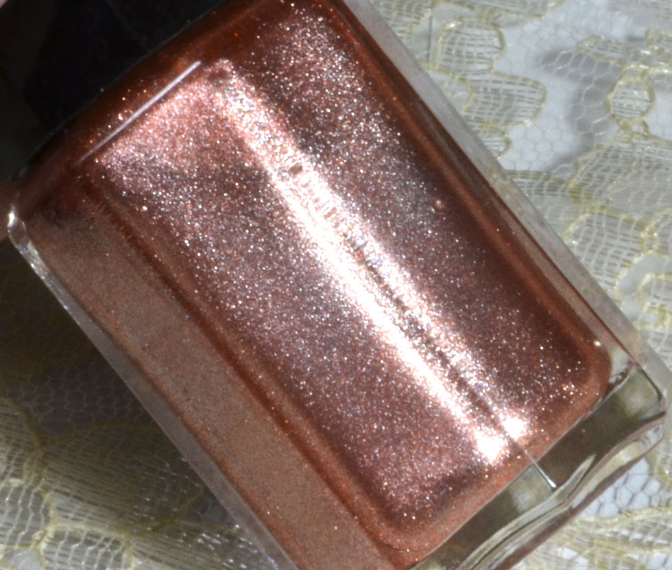 Thumbnail: Regency Nail Polish - Copper Rose Gold Chrome Metallic