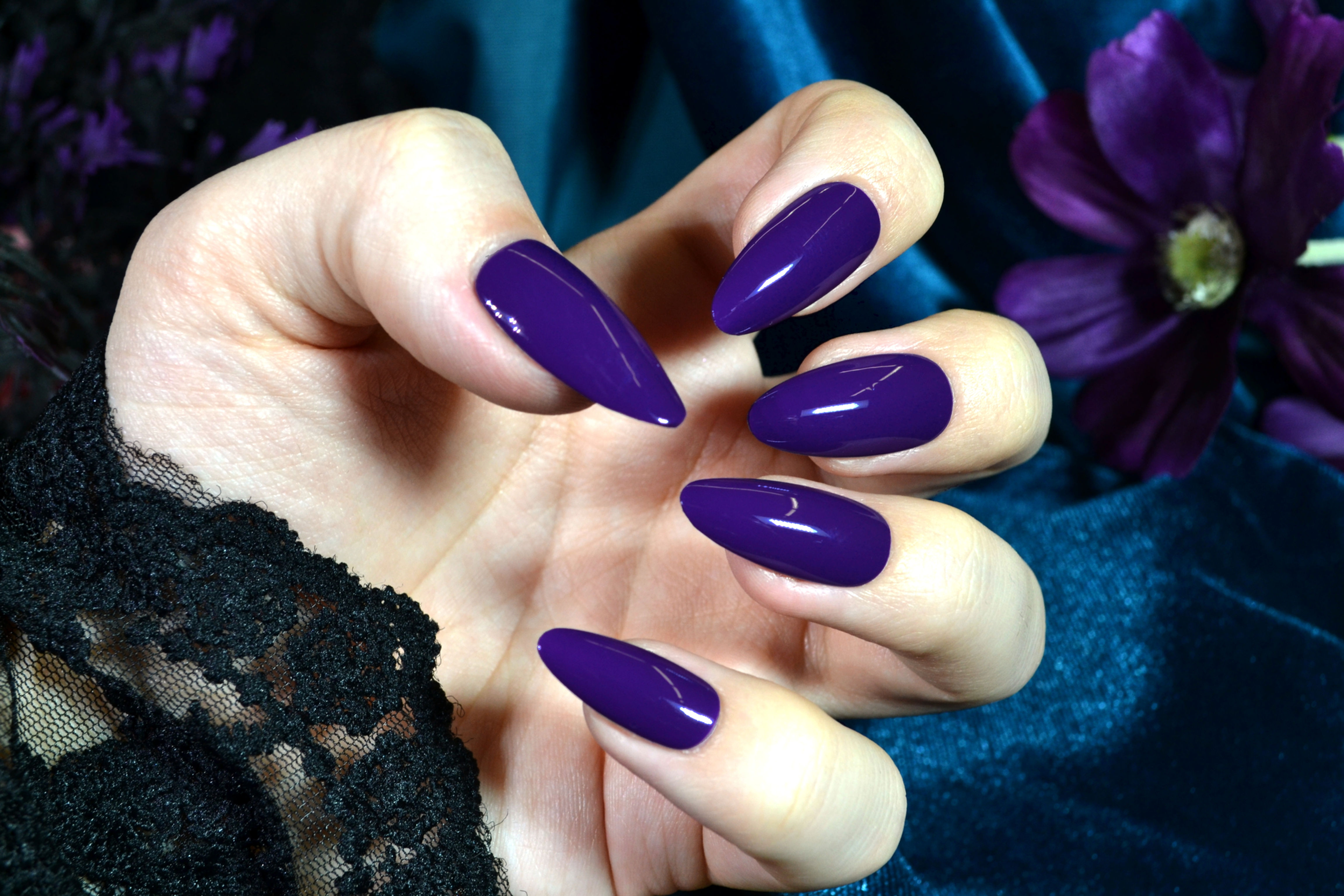 The Duchess Nail Polish - Deep Indigo Purple Creme