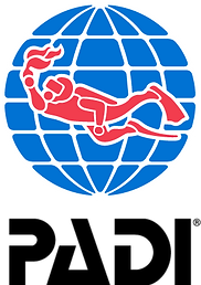 PADI Logo with Scuba Diver