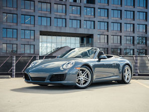 2018 Porsche 911 Carrera Cabriolet (991.2) 7-Speed Manual Transmission in Graphite Blue Metallic