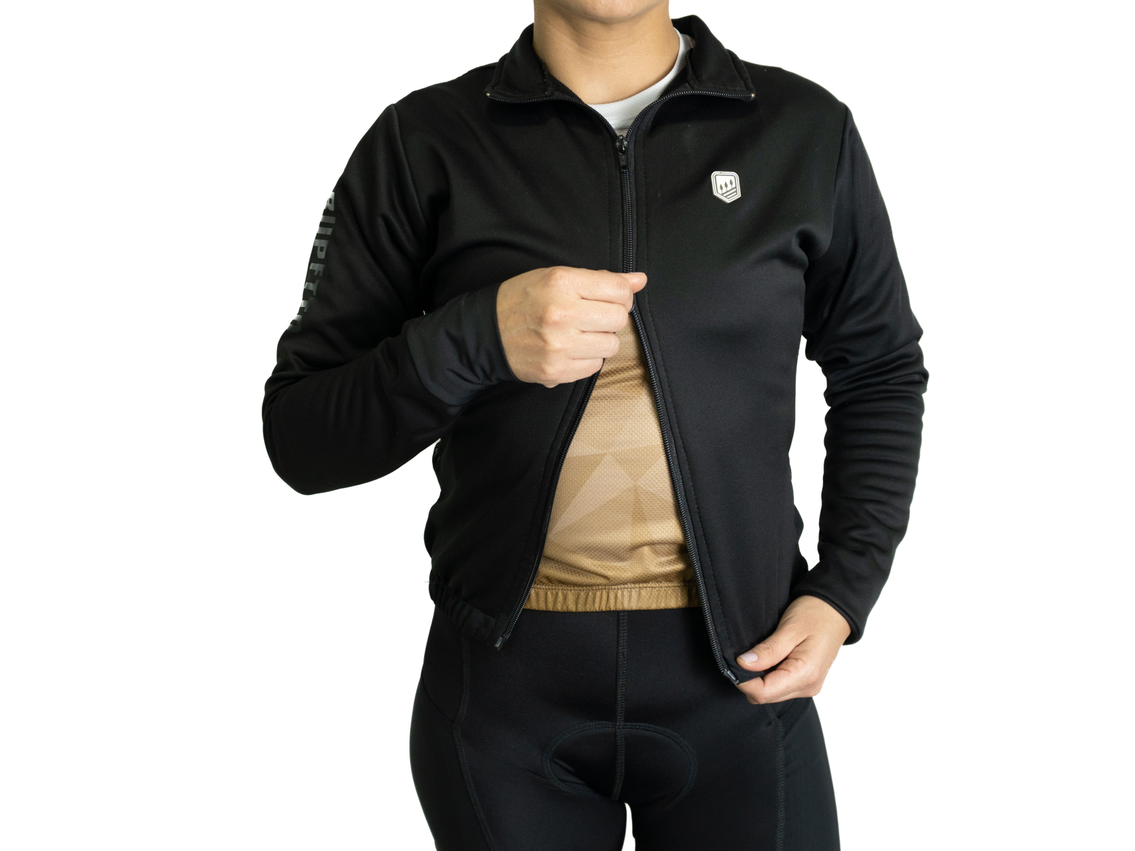 Chaqueta térmica negra Mujer