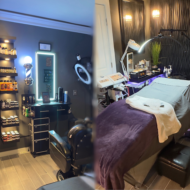 A barbertician is a clever term that combines the skills of a barber and an esthetician, o