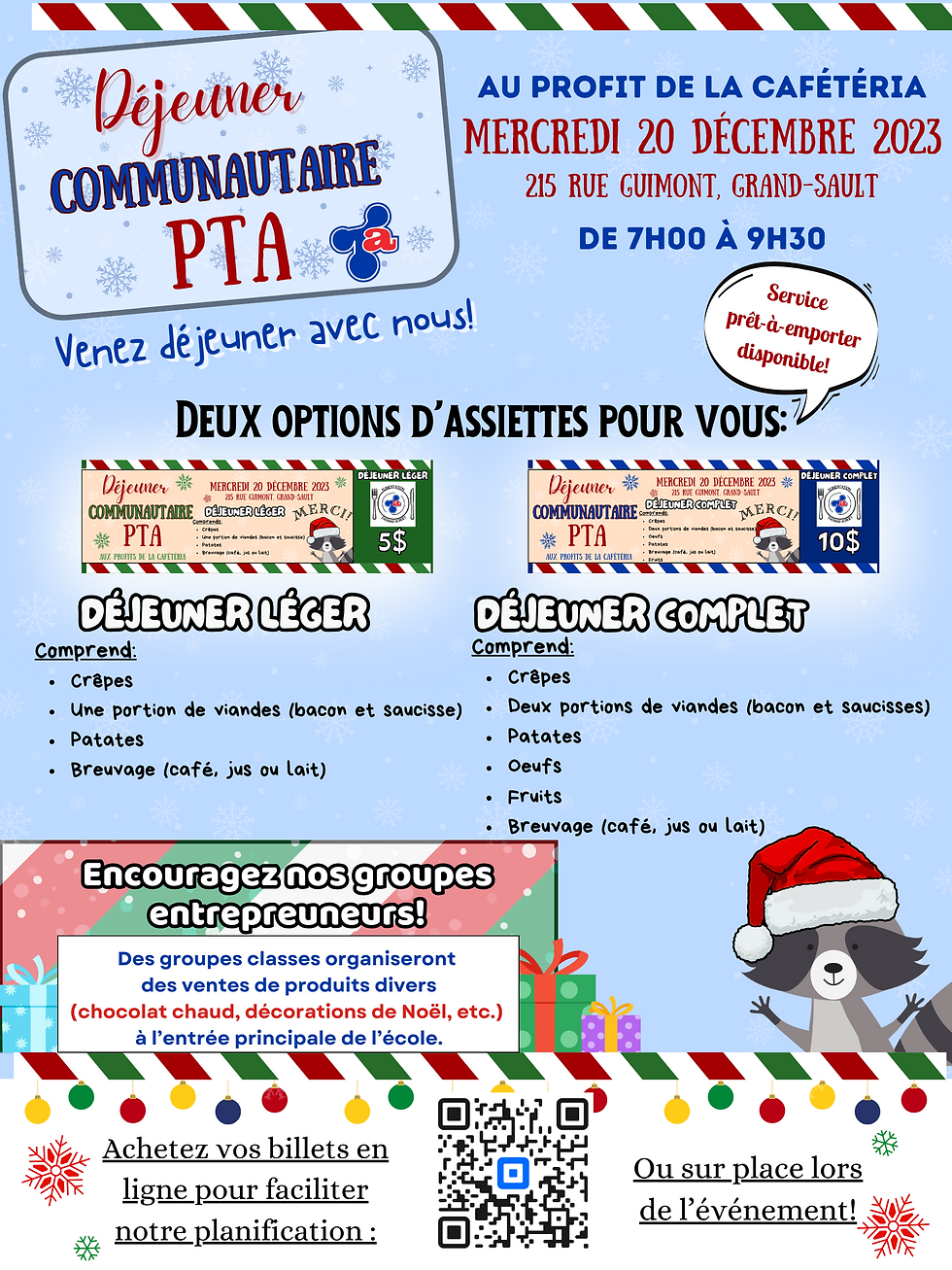 Déjeuner communautaire