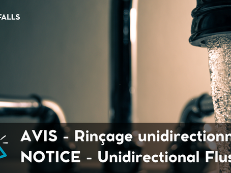 Annual unidirectional flushing