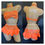 Thumbnail: Sexy Skirt Set - Choker Skirt Set - Orange Hologram