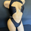 Thumbnail: Sexy Bodysuit - Invisible Lace Up Rhinestone Thong Bodysuit - Black