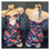 Thumbnail: Rose Print Rhinestone Sexy Mini Dress