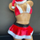 Thumbnail: Sexy Skirt Set - 4 Piece Santa Baby Skirt Set - Velvet