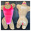 Thumbnail: Sexy Bodysuit - Velvet String Back Thong Bodysuit & Choker - Pink