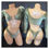 Thumbnail: Sexy Bikini - Velvet Long Sleeve Rhinestone Thong Bikini - Olive